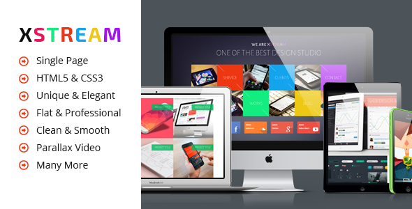 XStream Responsive HTML5 Portfolio Template