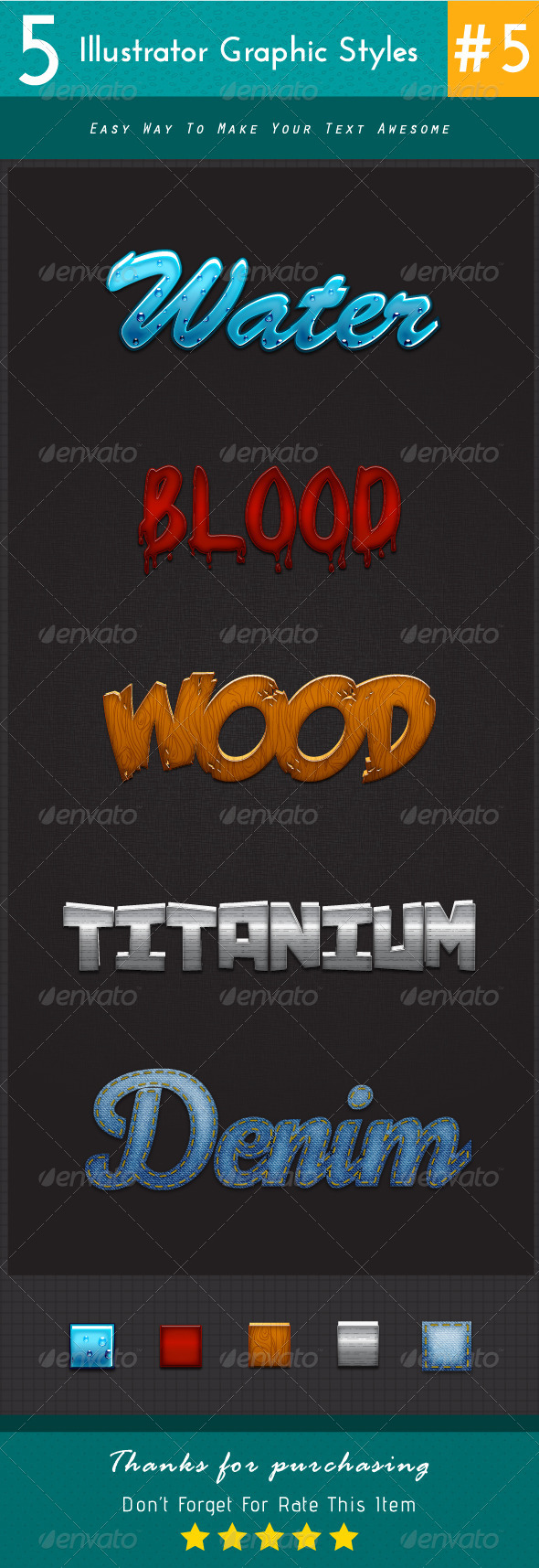 GraphicRiver 5 Illustrator Graphic Styles #5 8119806 GraphicRiver 5 Illustrator Graphic Styles #5 8119806