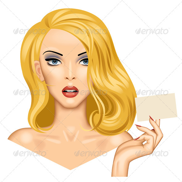 GraphicRiver Blonde Girl 8119927 GraphicRiver Blonde Girl 8119927