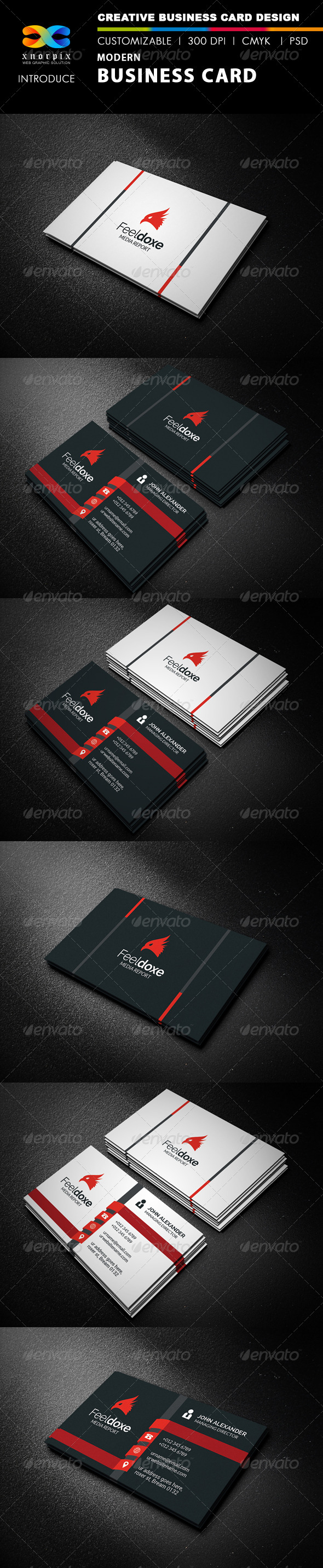 GraphicRiver Modern Business Card 8119968 GraphicRiver Modern Business Card 8119968
