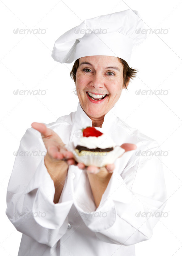 Pastry Chef with Tart (Misc) Photo Download
