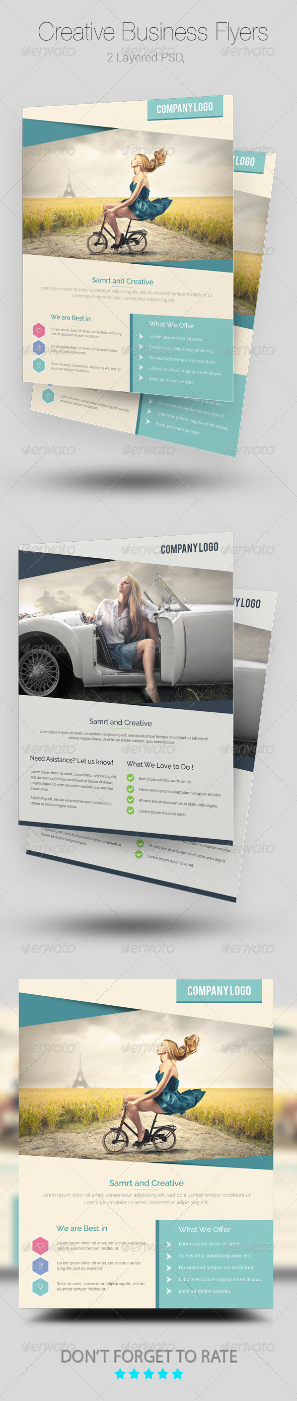 Creative Business Flyer/Poster Templates (Corporate)
