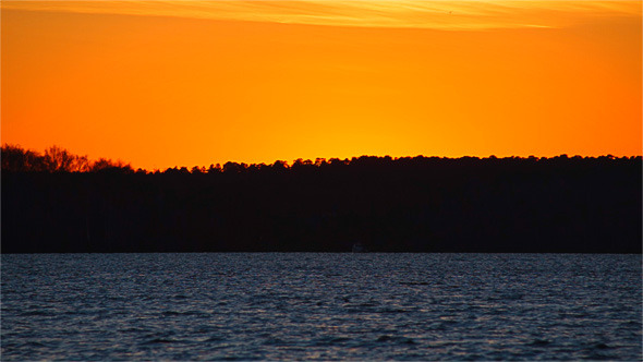 Sunset Behind The River Sunset Behind The River