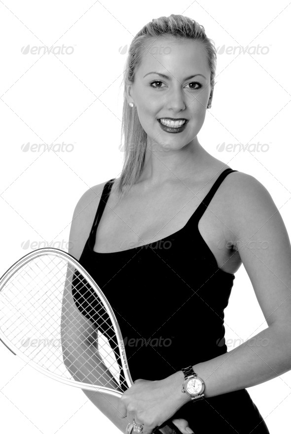Blond Racket Ball Player (Misc) Photo Download