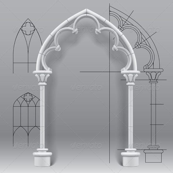 GraphicRiver Gothic Arch 8124714 GraphicRiver Gothic Arch 8124714