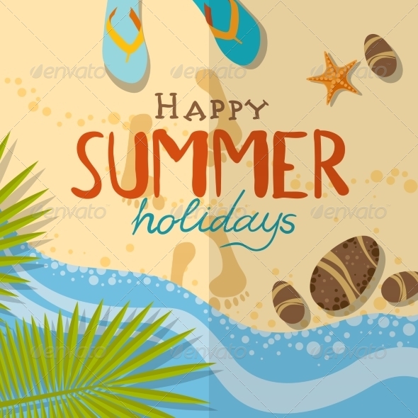 GraphicRiver Summer Beach Background 8127122 GraphicRiver Summer Beach Background 8127122
