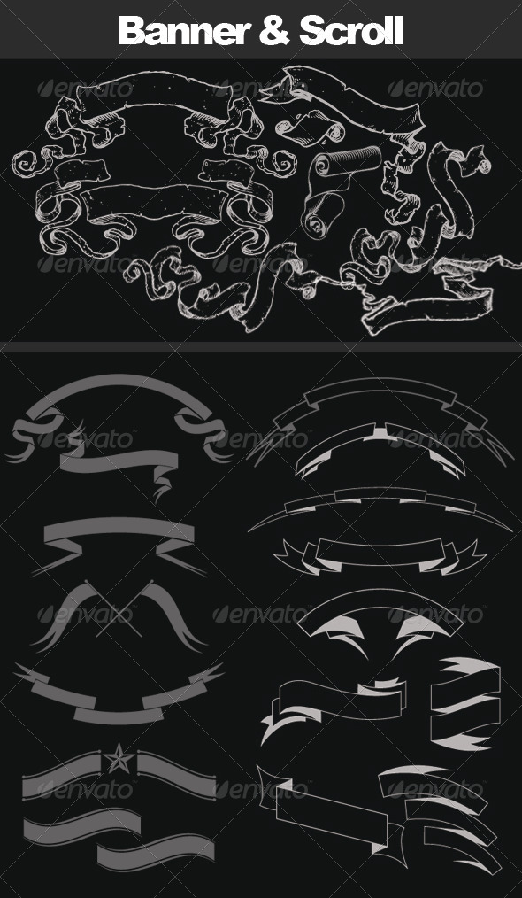 GraphicRiver Scroll and Banner Brush 8127139 GraphicRiver Scroll and Banner Brush 8127139