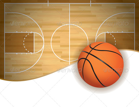 GraphicRiver Basketball Court and Ball Background 8128056 GraphicRiver Basketball Court and Ball Background 8128056