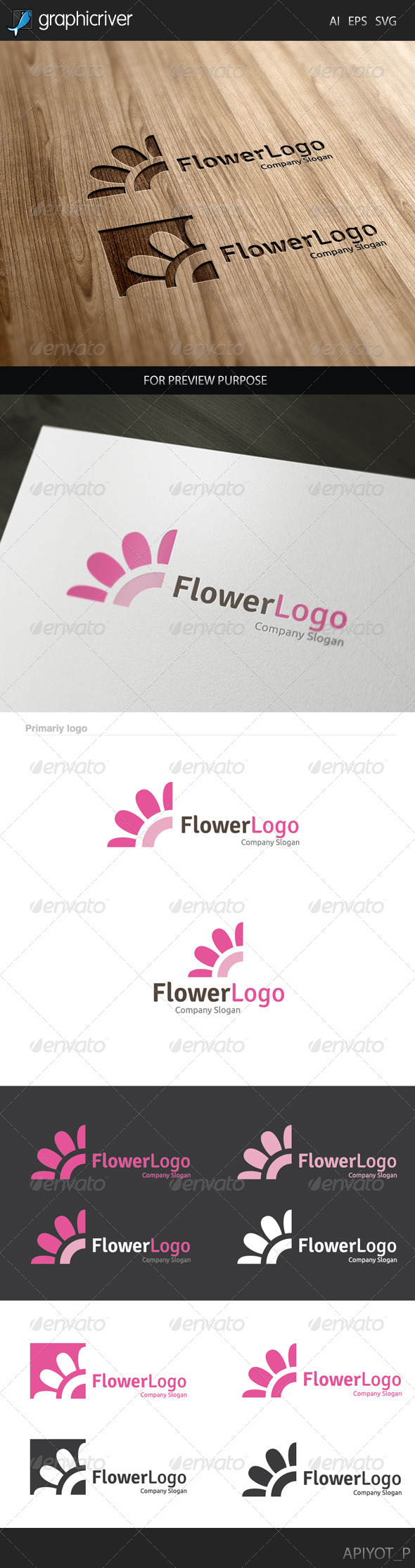 Flower Logo Flower Logo