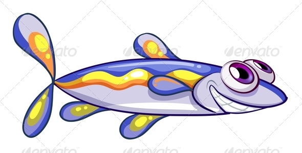 GraphicRiver An Elongated Blue Fish 8132018 GraphicRiver An Elongated Blue Fish 8132018