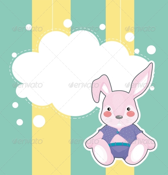 GraphicRiver A Stationery with a Sad Bunny 8132347 GraphicRiver A Stationery with a Sad Bunny 8132347