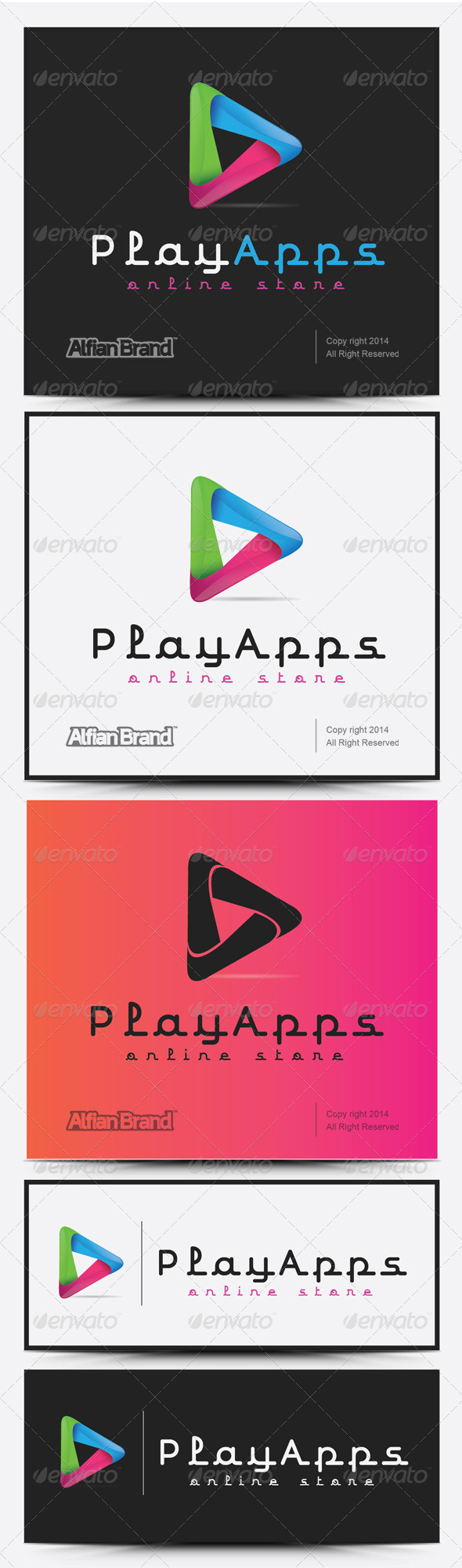 GraphicRiver Play Apps Logo 8132570 GraphicRiver Play Apps Logo 8132570
