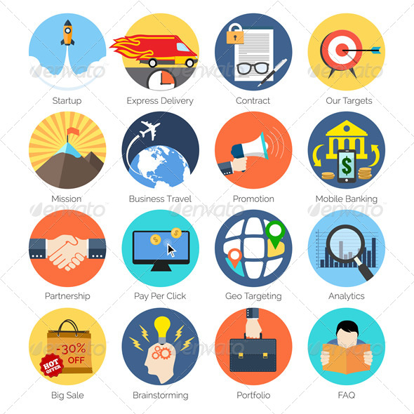 GraphicRiver Modern Flat Icons 8132819 GraphicRiver Modern Flat Icons 8132819