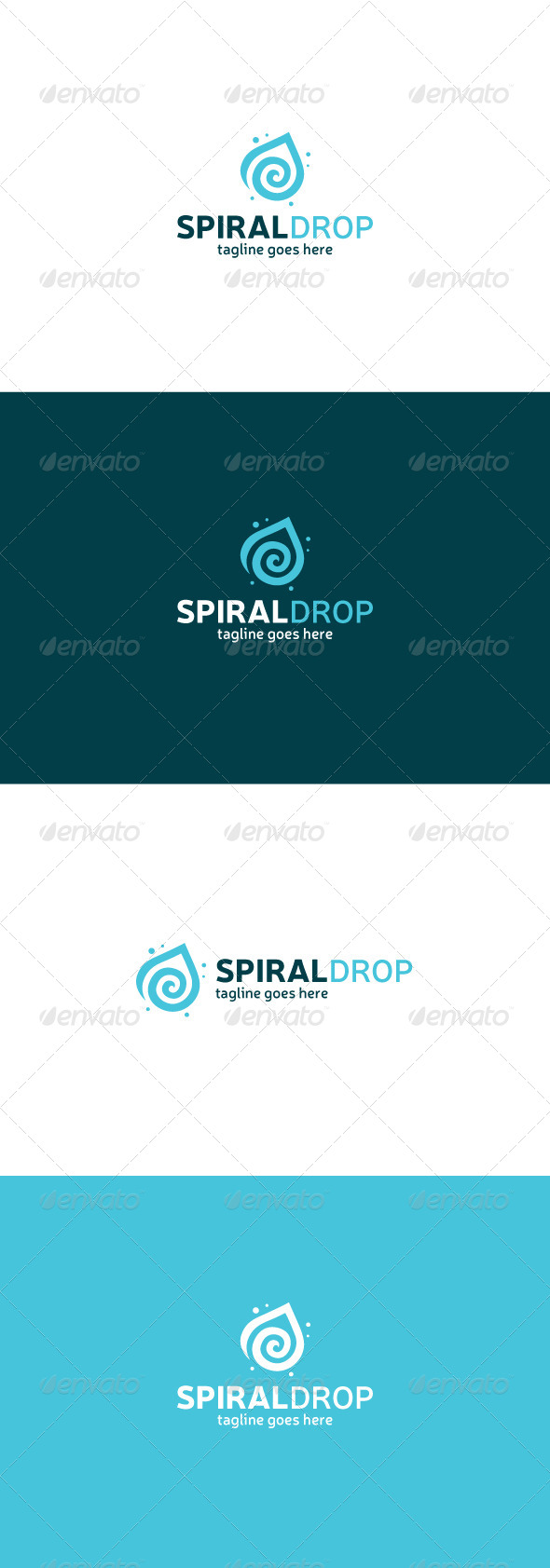 Spiral Drop Logo