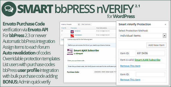 Smart bbPress nVerify - CodeCanyon Item for Sale