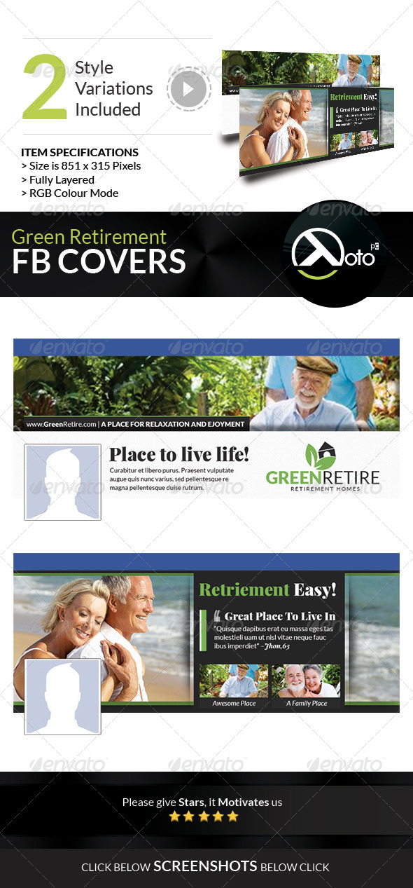 GraphicRiver Green Retirement Homes FB Banners 8144827 GraphicRiver Green Retirement Homes FB Banners 8144827