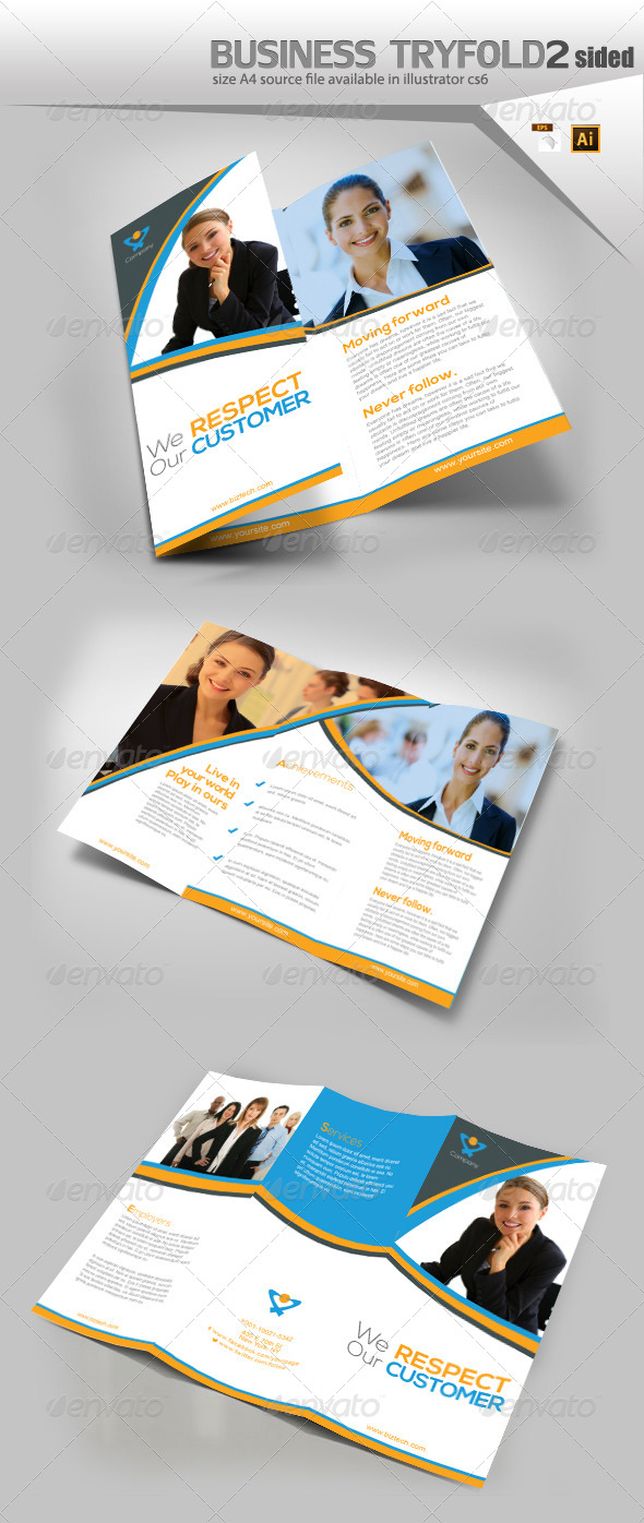 Business trifold Brochure Business trifold Brochure