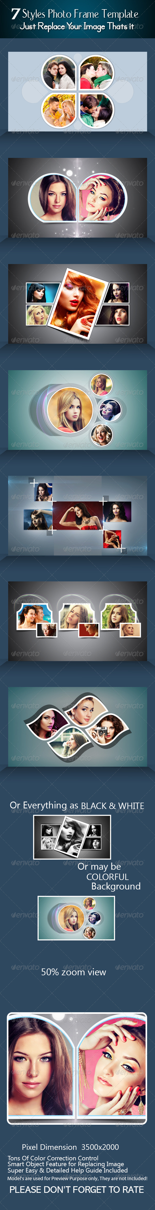 GraphicRiver 7 Styles Photo Frame Template 8148168 GraphicRiver 7 Styles Photo Frame Template 8148168