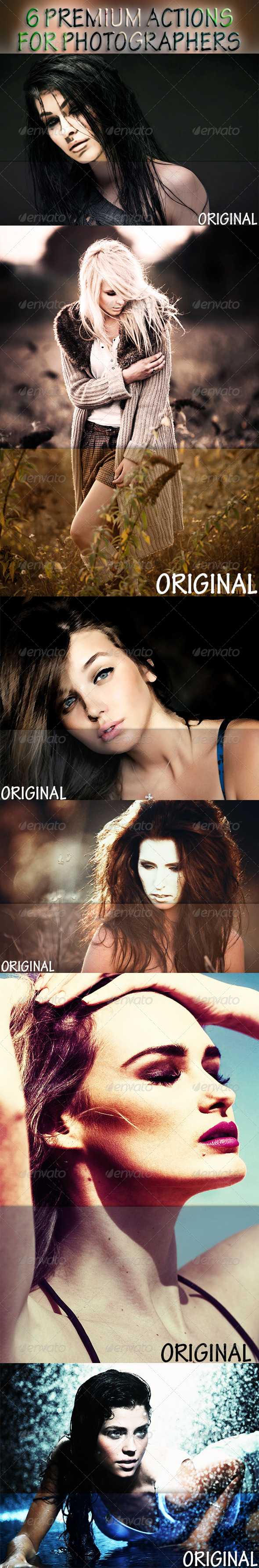 GraphicRiver 6 Premium Actions For Photographers 8148606 GraphicRiver 6 Premium Actions For Photographers 8148606