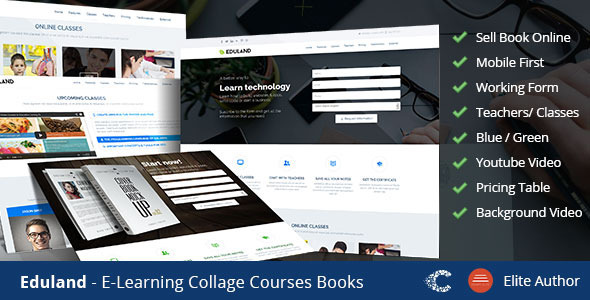 Eduland - Collage Career HTML Landing Page