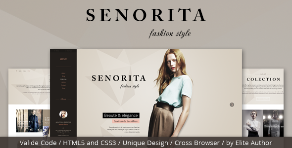 ThemeForest Senorita Responsive HTML Template 