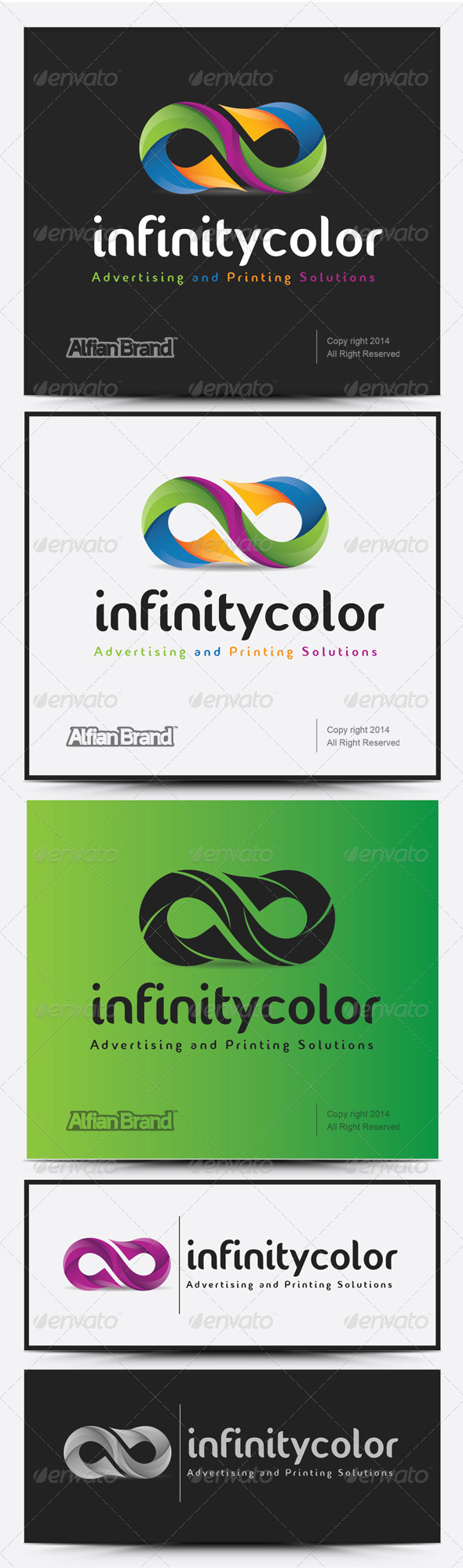 GraphicRiver Infinity Color Logo 8155101 GraphicRiver Infinity Color Logo 8155101