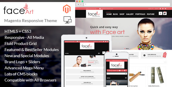 Face Art - Magento Responsive Theme