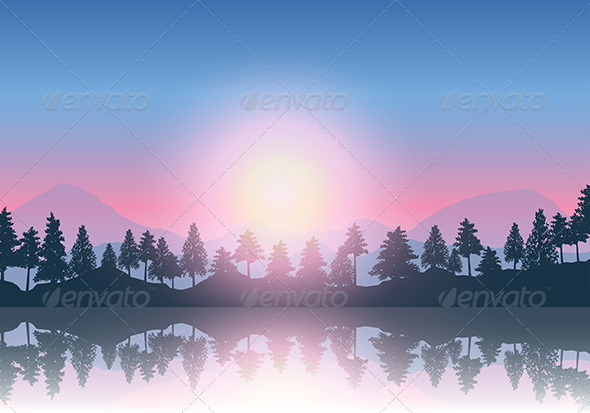 Mountain Landscape Mountain Landscape