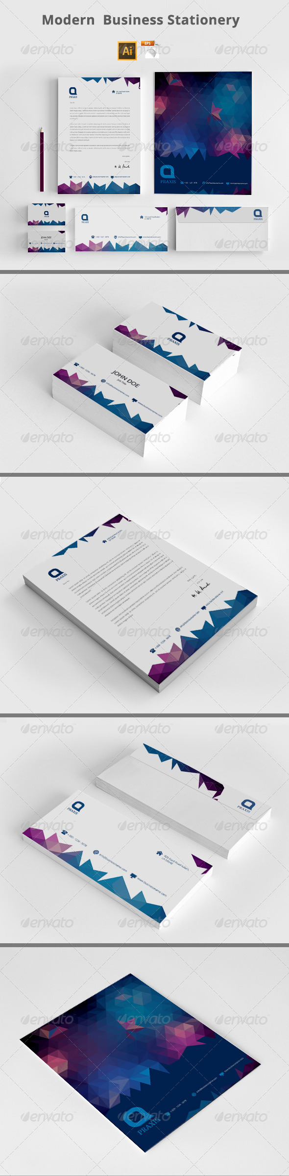 GraphicRiver Modern Business Stationery 8156306 GraphicRiver Modern Business Stationery 8156306