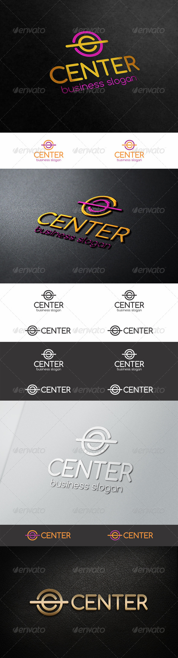 Creative Center C Letter Logo - Symbols Logo Templates