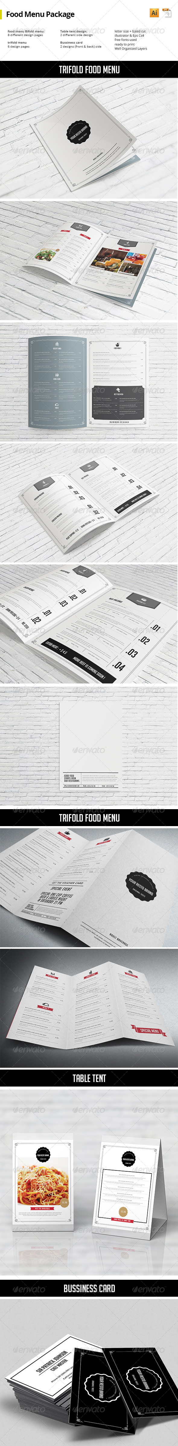 GraphicRiver Food Menu Package 8158182 GraphicRiver Food Menu Package 8158182