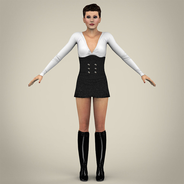 Young Sexy Woman - 3DOcean Item for Sale