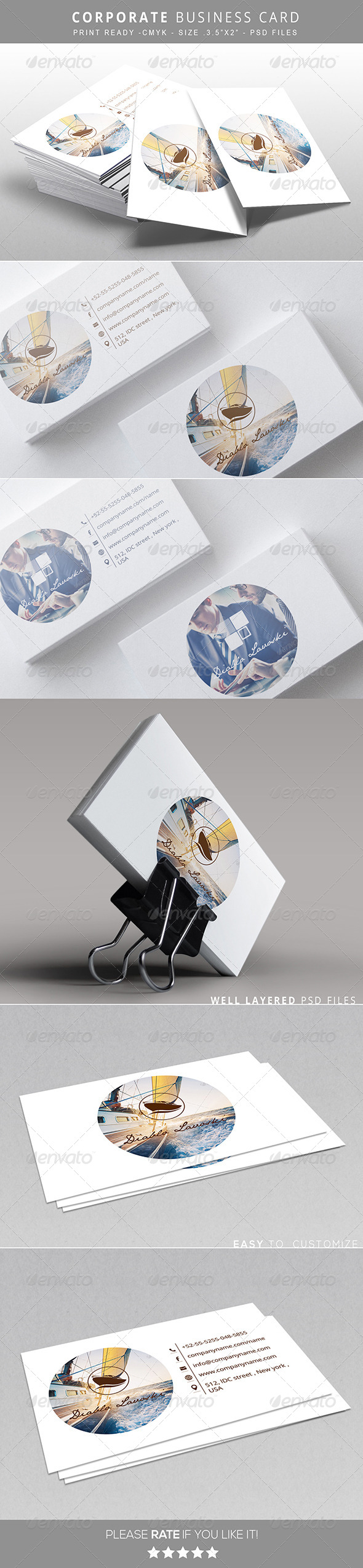 GraphicRiver Creative Multipurpose Business Card 8160903 GraphicRiver Creative Multipurpose Business Card 8160903