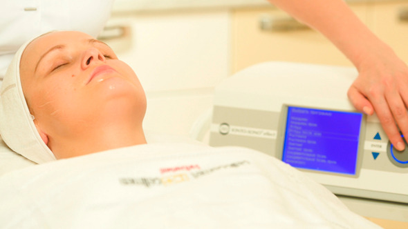 Waiting For A Lifting Procedure At Beauty Spa Waiting For A Lifting Procedure At Beauty Spa