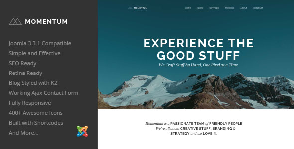 ThemeForest Momentum Simple Creative OnePage Joomla Template 8101814 ThemeForest Momentum Simple Creative OnePage Joomla Template 8101814