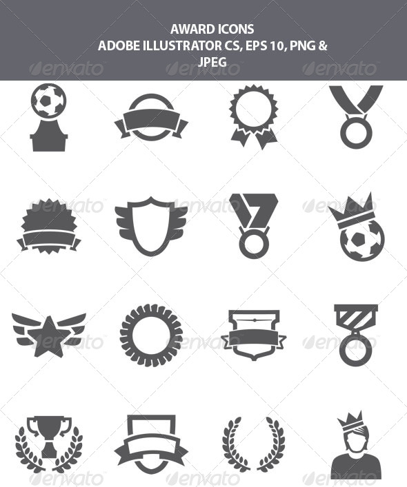 GraphicRiver Award Icons 8163795 GraphicRiver Award Icons 8163795