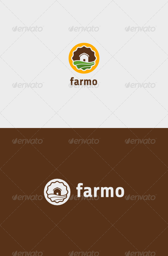 GraphicRiver Farm House Logo 8163923 GraphicRiver Farm House Logo 8163923
