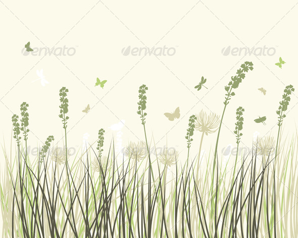 GraphicRiver Summer Meadow Background 8163924 GraphicRiver Summer Meadow Background 8163924