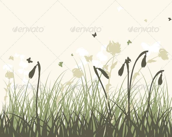 GraphicRiver Summer Meadow Background 8163987 GraphicRiver Summer Meadow Background 8163987