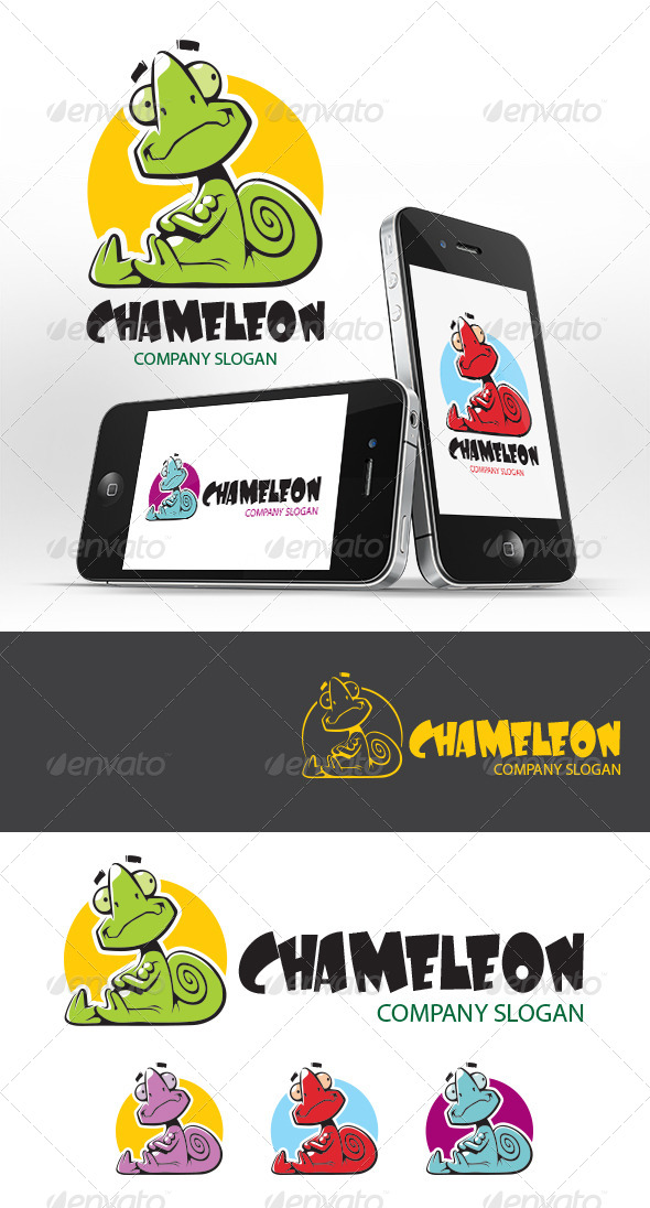 GraphicRiver Chameleon Logo Template 8164243 GraphicRiver Chameleon Logo Template 8164243