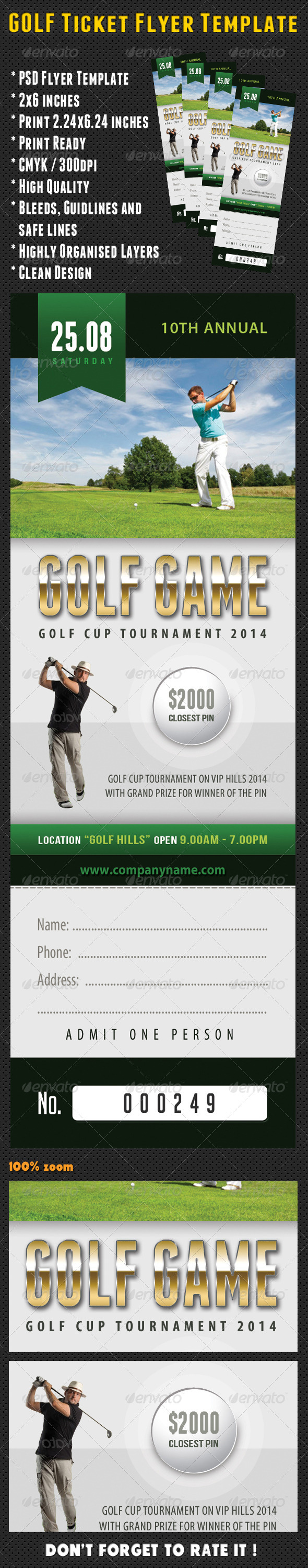 GraphicRiver Golf Ticket Template 03 8164802 GraphicRiver Golf Ticket Template 03 8164802