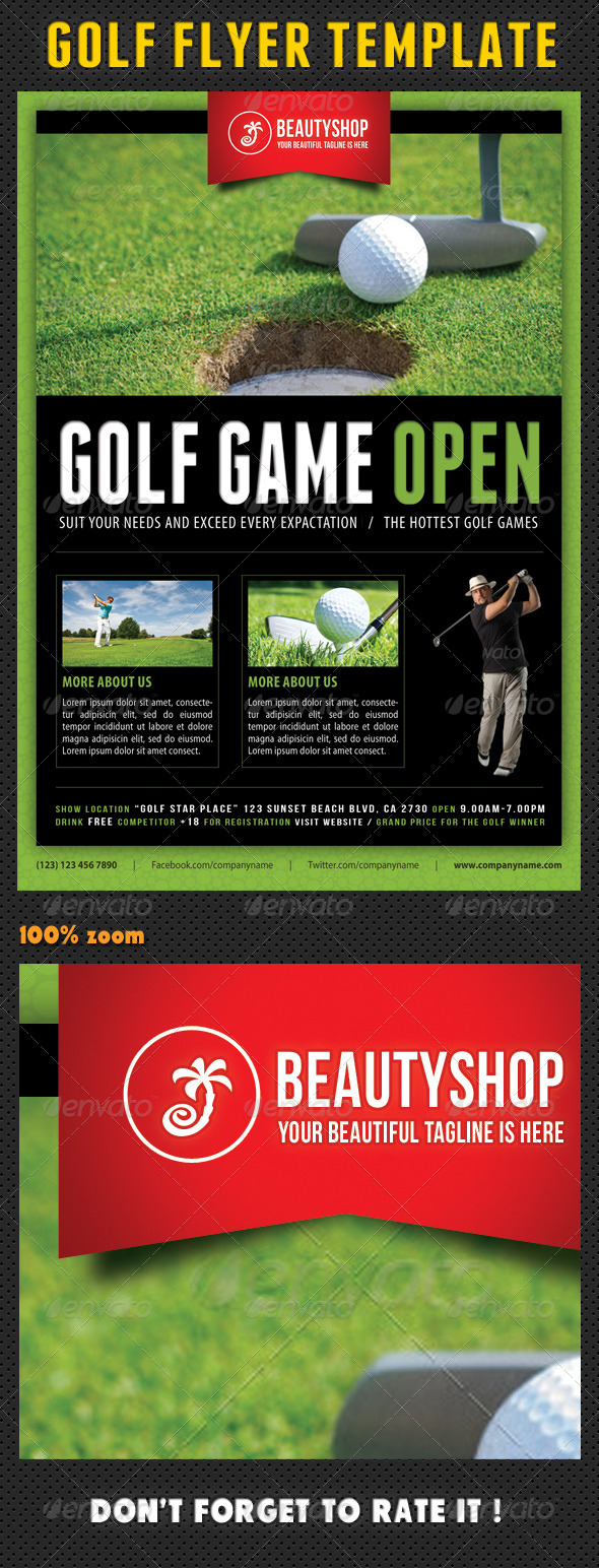 GraphicRiver Golf Flyer Template 04 8166193 GraphicRiver Golf Flyer Template 04 8166193