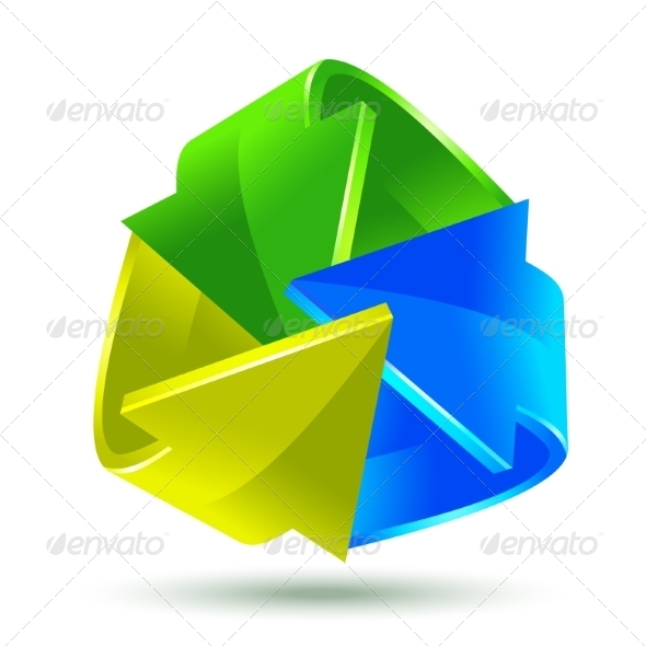 GraphicRiver Colorful Arrows Icon 8166784 GraphicRiver Colorful Arrows Icon 8166784