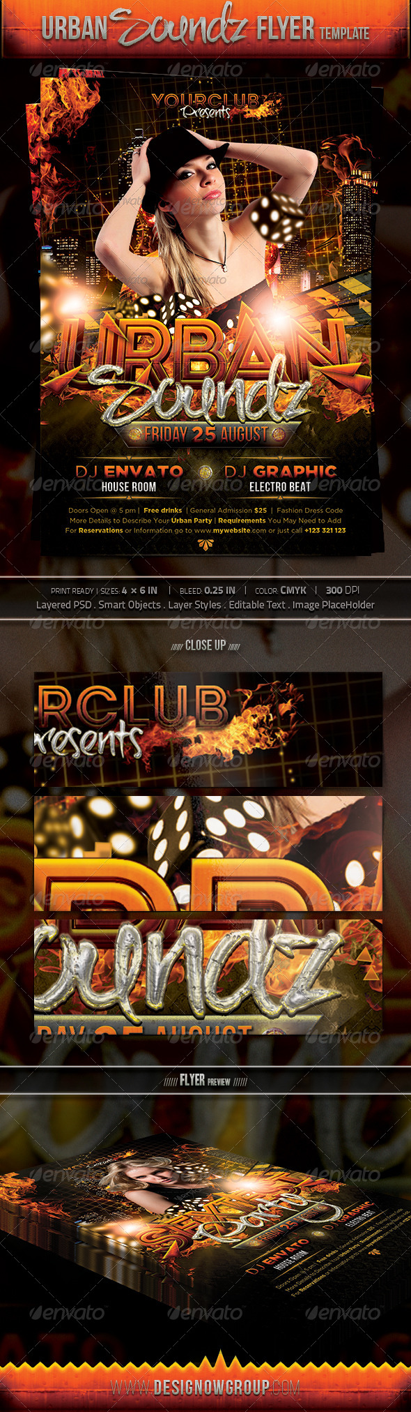 Urban Sounds - Events Flyers