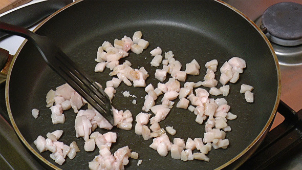 Lard Heated in a Frying Pan 806 Lard Heated in a Frying Pan 806