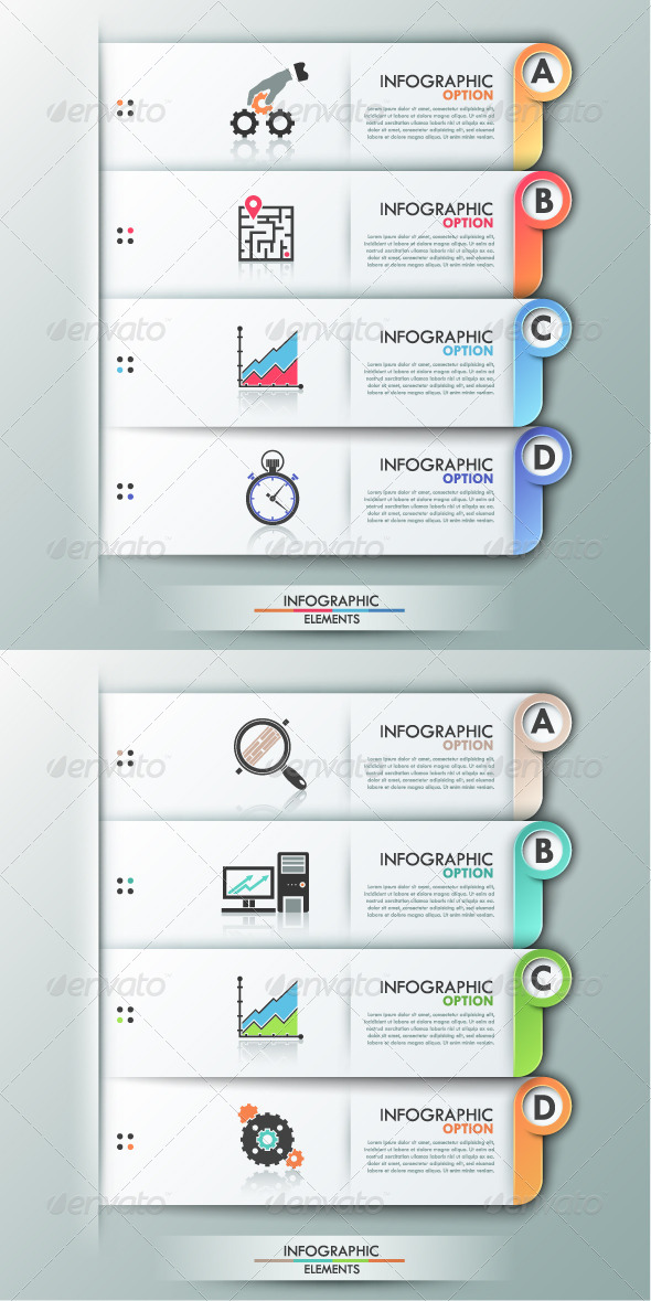 Modern Infographics Options Banner 2 Versions Modern Infographics Options Banner 2 Versions