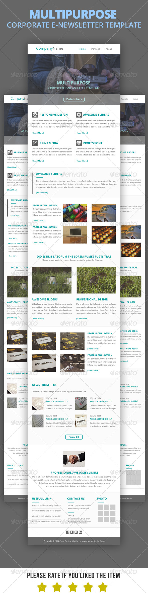 Multipurpose E-Newsletter Template V9 Multipurpose E-Newsletter Template V9