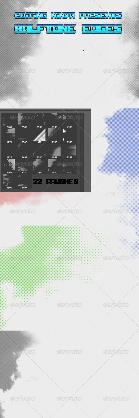 GraphicRiver Halftone Edges 8168649 GraphicRiver Halftone Edges 8168649
