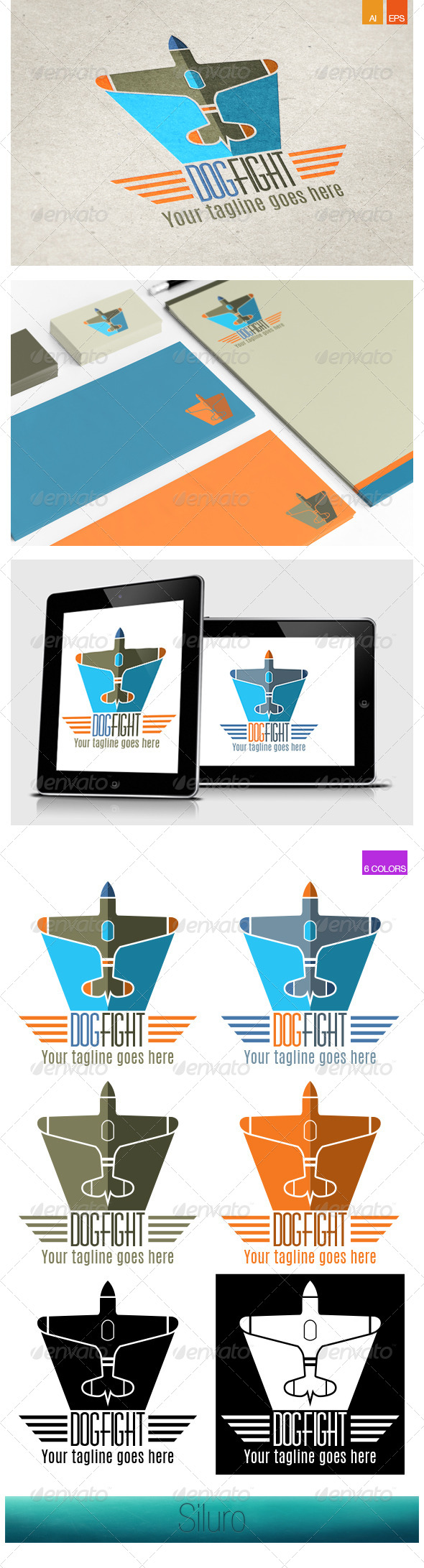 GraphicRiver DogFight Logo 8168932 GraphicRiver DogFight Logo 8168932