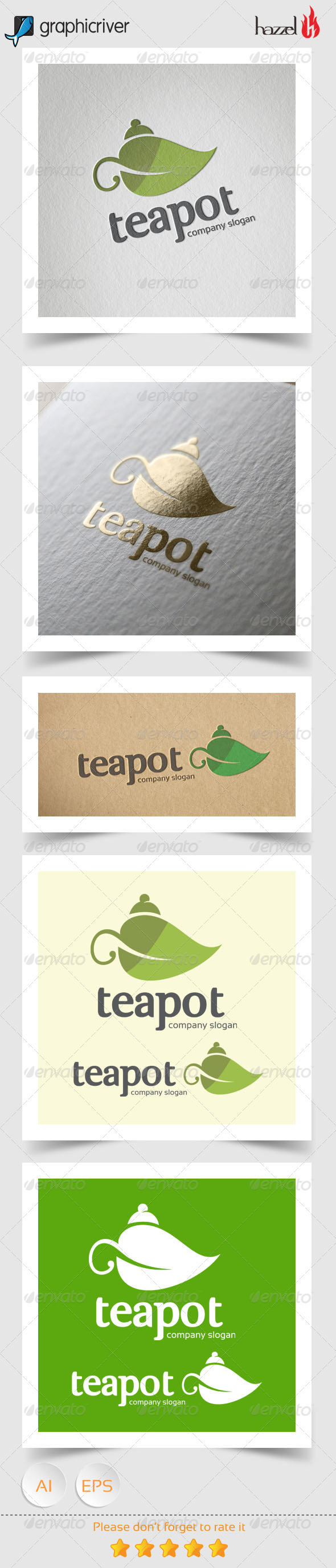 GraphicRiver Teapot Logo 8170912 GraphicRiver Teapot Logo 8170912